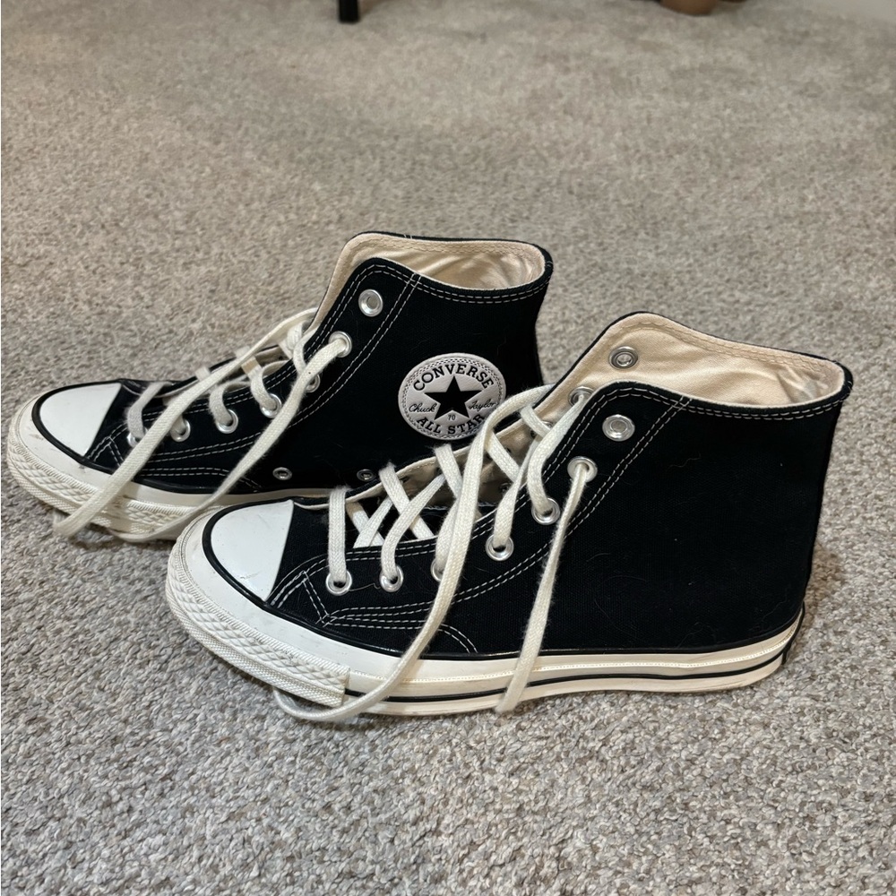 Converse Black and White High-Tops
